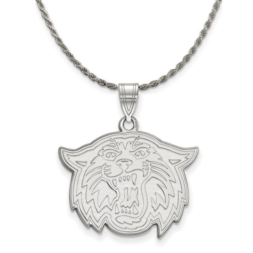 Sterling Silver Villanova U. Large Pendant Necklace - 26 Inch
